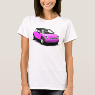T-shirt Parte superior moderna das senhoras do carro do