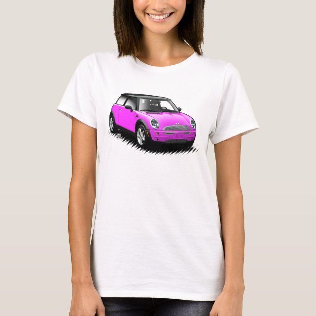 T-shirt Parte superior moderna das senhoras do carro do (Frente)