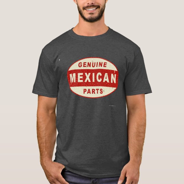 T-shirt Partes genuínas do México (Frente)