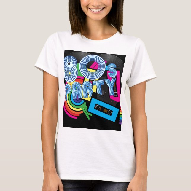 T-shirt Partido 80 retro (Frente)