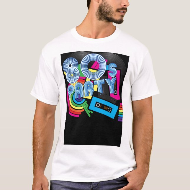 T-shirt Partido 80 retro (Frente)