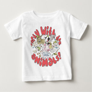 T-SHIRT PARTIDO COM OS ANIMAIS