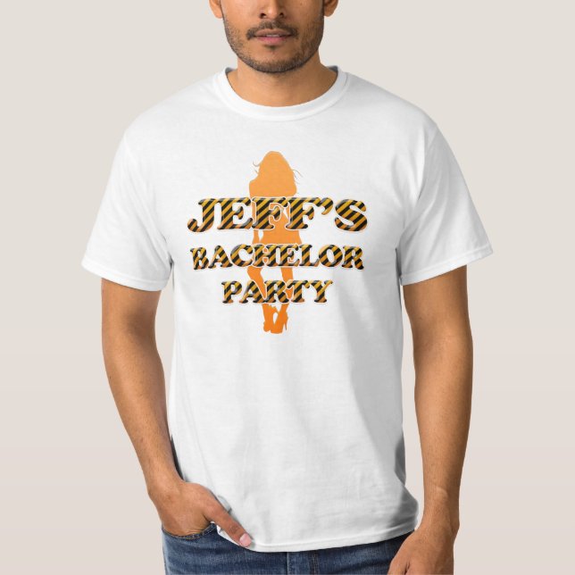 T-shirt Partido de Despedida de Jeff (Frente)