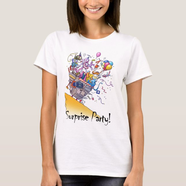 T-shirt Partido de surpresa! (Frente)