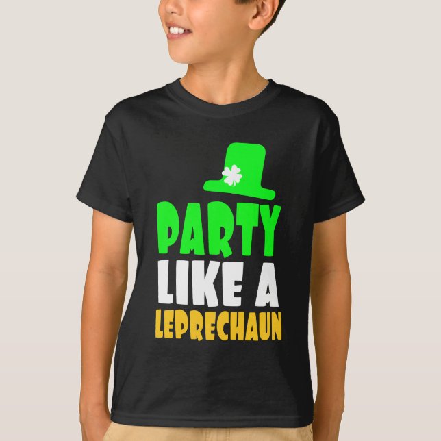 T-shirt Partido do Leprechaun de Patrick de santo (Frente)