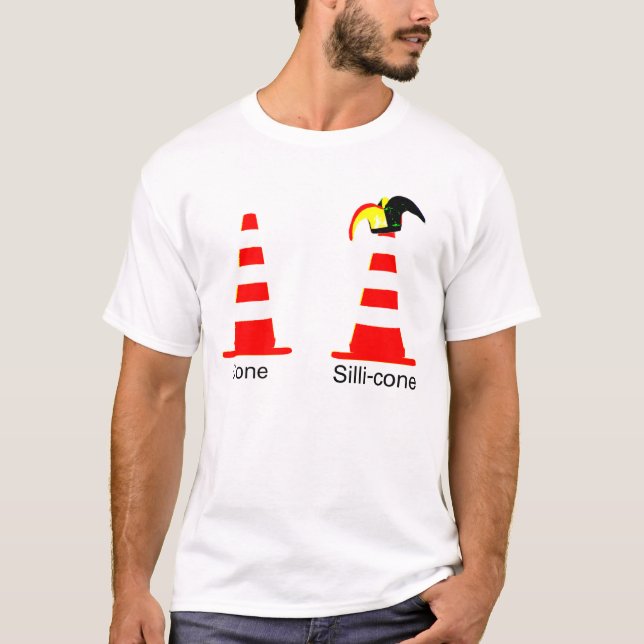 T-shirt parvo dos cones (Frente)