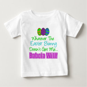 T-shirt Páscoa Bunny Babcia Will