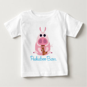 T-shirt Páscoa Peekaboo Barn   Leary Pig 2