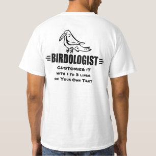T-shirt Passarinho Observador de Pássaros Observação de Pá