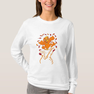 T-shirt Pássaro alaranjado