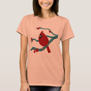 T-shirt pássaro cardinal