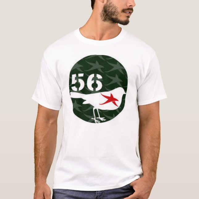 T-shirt Pássaro da perseguição 56 (Frente)