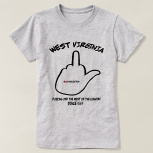 T-shirt Pássaro de estado de West Virginia