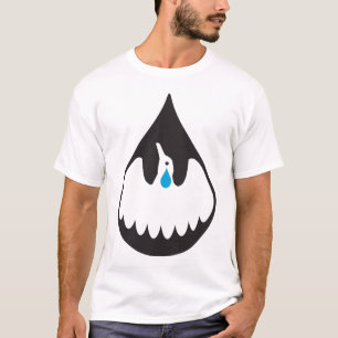 T-shirt Pássaro do derramar de óleo
