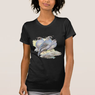 T-shirt Pássaro original das codorniz de Califórnia da