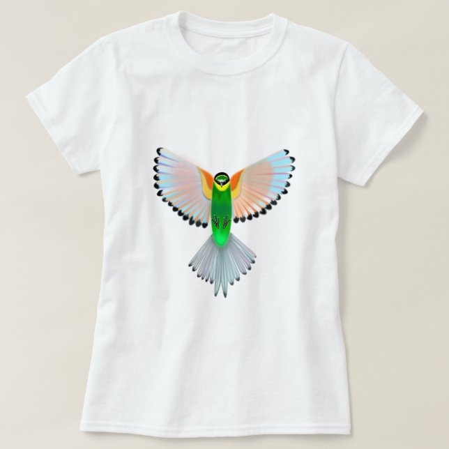 T-Shirt Pássaro Voador (Frente do Design)