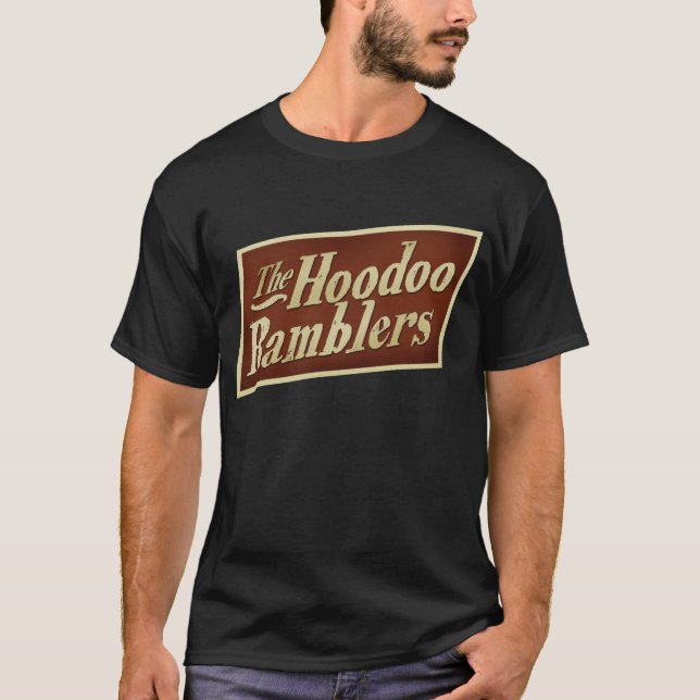 T-shirt passeadores escuros do hoodoo da parte dianteira (Frente)