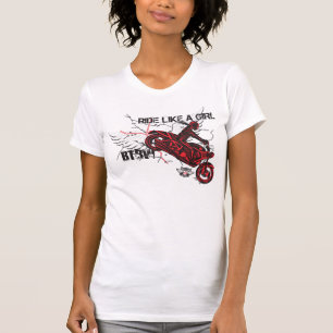 T-shirt Passeio como uma menina