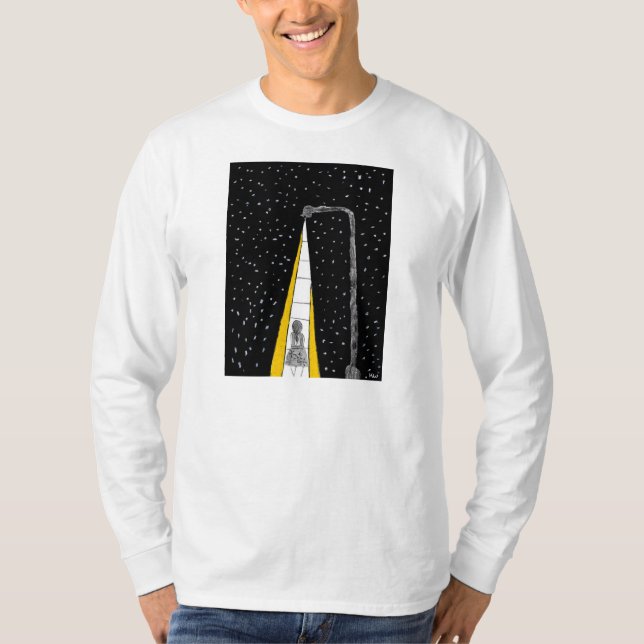 T-shirt Passeio Noturno de Inverno (Frente)