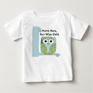 T-shirt Passover Baby Blue/Green Shirt "The Wise Child"