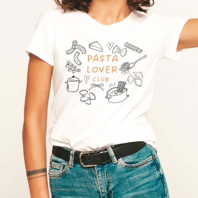 T-Shirt Pasta Lover Club (Criador carregado)