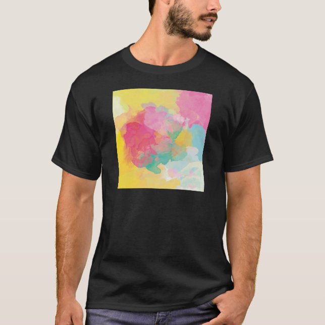 T-shirt Pastel de Aquarelas (Frente)