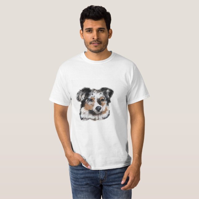 T-shirt Pastor Australiano (Frente Completa)