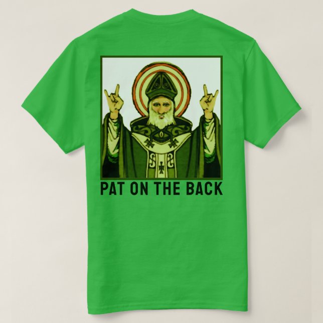 T-shirt Pat Nas Costas (Verso do Design)