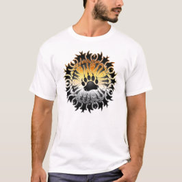 T-shirt Pata tribal do orgulho do urso