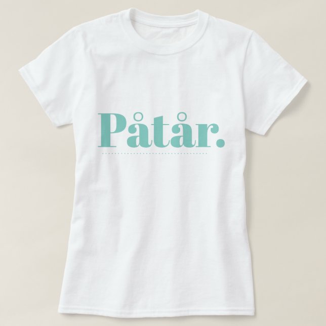 T-Shirt Påtår (Frente do Design)
