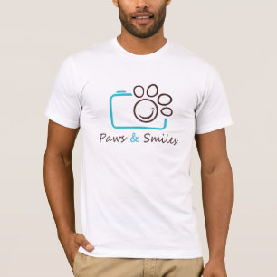 T-shirt patas e sorrisos