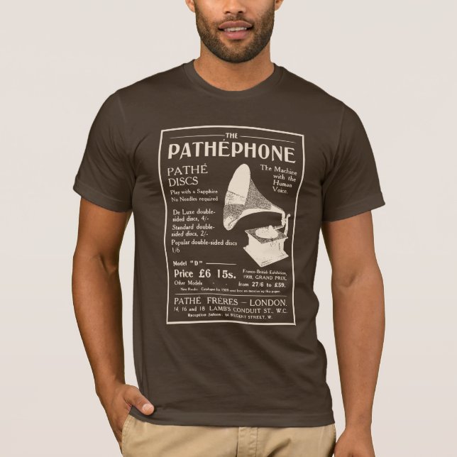 T-shirt Pathephone (Frente)