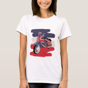 T-shirt Patinete do Británico de Union Jack