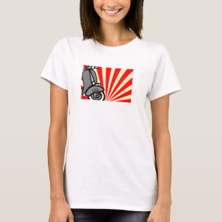 T-shirt Patinete retro