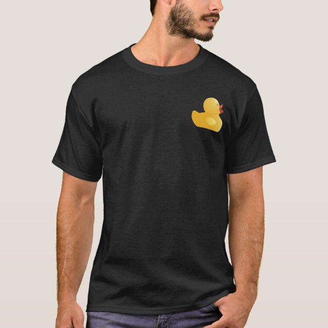 T-shirt Pato de Borracha Amarelo (Frente)