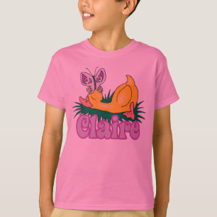 T-shirt pato dormindo com borboleta