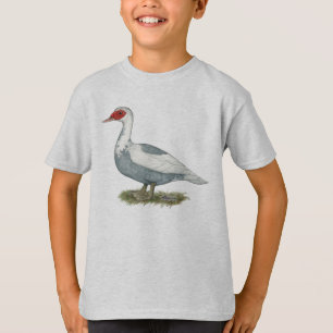 T-shirt Pato-Pico Azul Muscovy