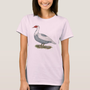T-shirt Pato-Pico Azul Muscovy