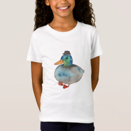 T-shirt Pato que veste o chapéu