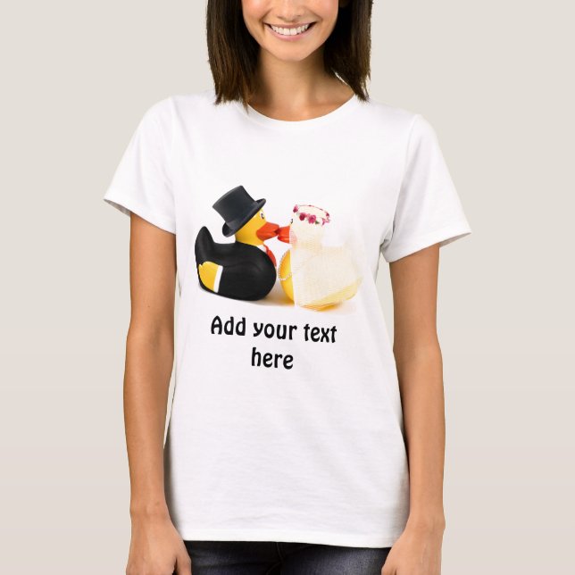 T-shirt Patos de casamento 4 (Frente)