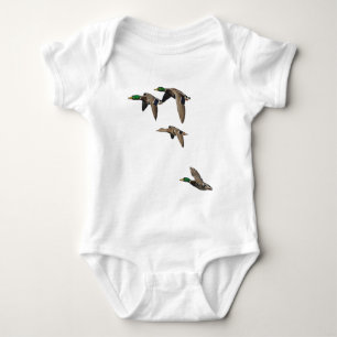 T-shirt Patos selvagens da caça do pato em vôo