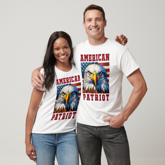 T-Shirt Patriot Americano (Unissex)