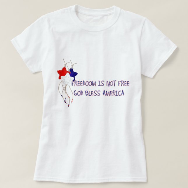 T-SHIRT PATRIÓTICO DE S DAS MULHERES ' (Frente do Design)
