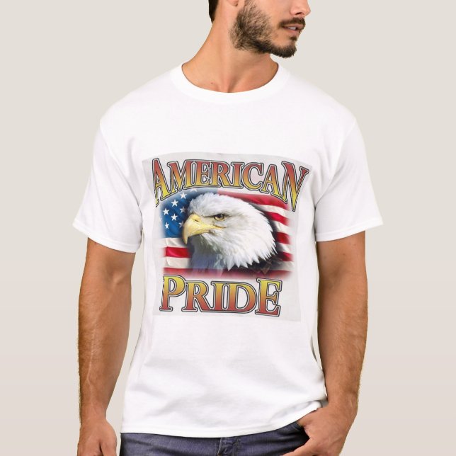 T-shirt Patriótico do Orgulho Americano (Frente)