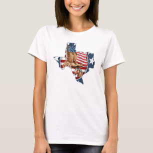 T-Shirt Patriótico dos EUA no Texas
