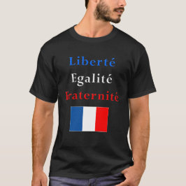 T-shirt patriótico francês - igualdade da