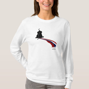 T-SHIRT PATRIÓTICO - MARCAS DE SKID REPUBLICANO