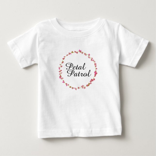 T-shirt Patrulha Petal para Meninas Flores (Frente)