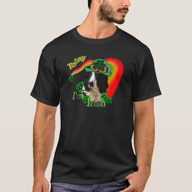 T-shirt Pattys de Rua Inglês Springer Spaniel (Frente)