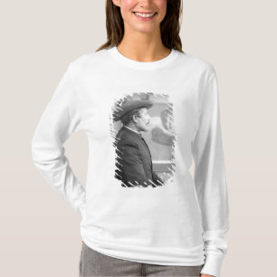 T-shirt Paul Gauguin na frente de suas canvas
